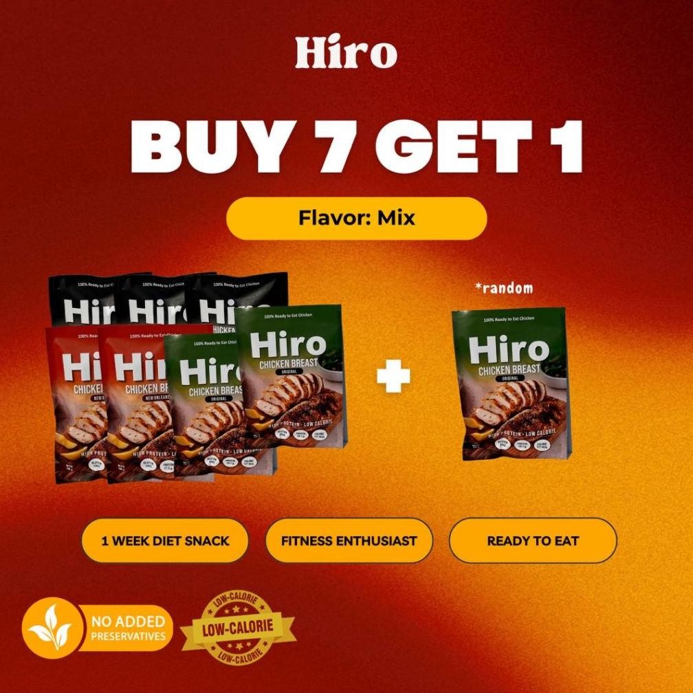 

[1 WEEK Paket] Hiro Dada Ayam Diet Siap Saji - Lauk Daging Sehat Cepat Praktis Tinggi Protein Rendah Kalori aSt