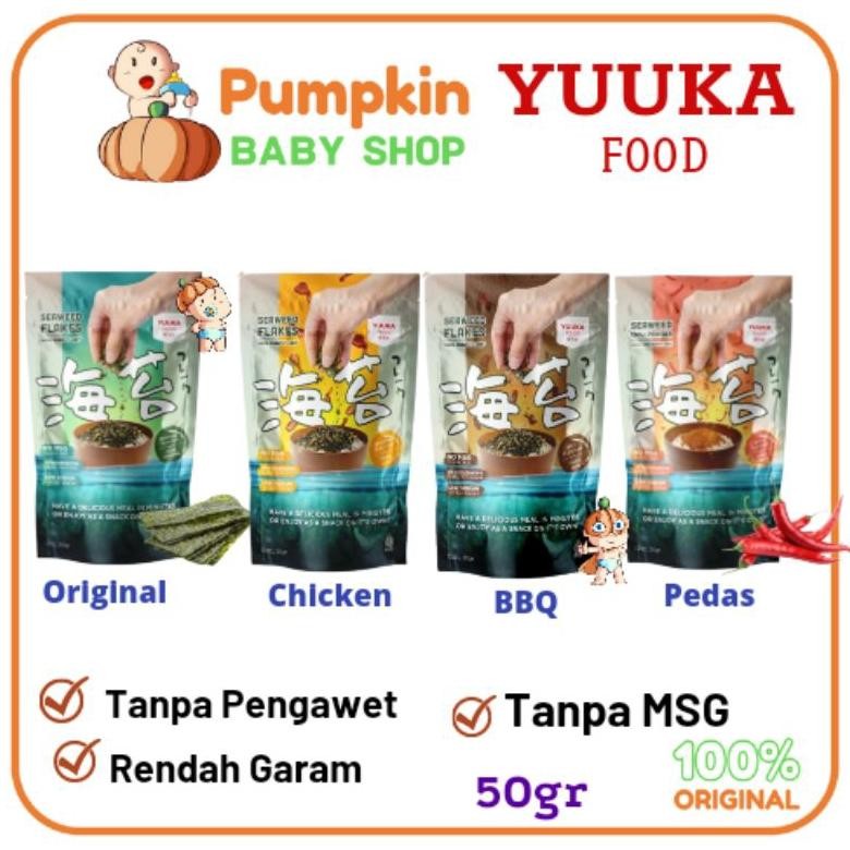 

Yuuka Food Seaweed Flakes Abon Rumput Laut 50gr aSt