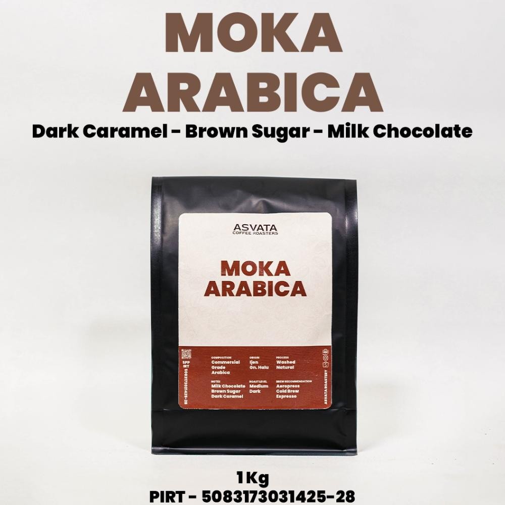 

Biji Kopi Komoditas 1 KG Roasted Beans Moka Arabica aSt