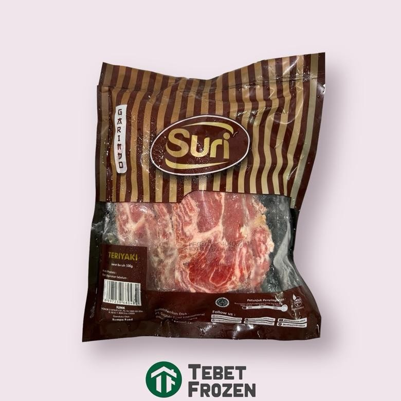 

SURI DAGING / BEEF SLICE 500GRAM - TEBET FROZEN aSt