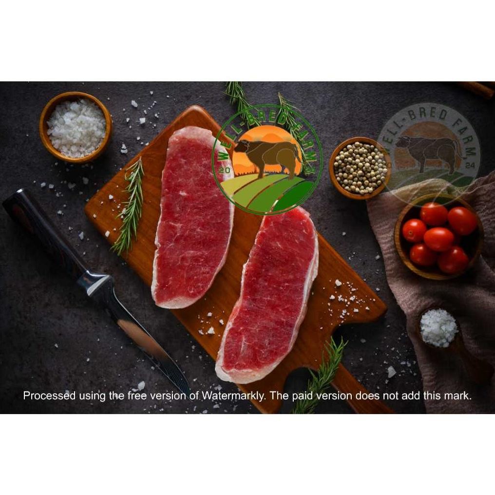 

Striploin EMPUK A2 MBS3 AUS Beef Steak Daging Sapi Import 200g Sirloin Silver aSt