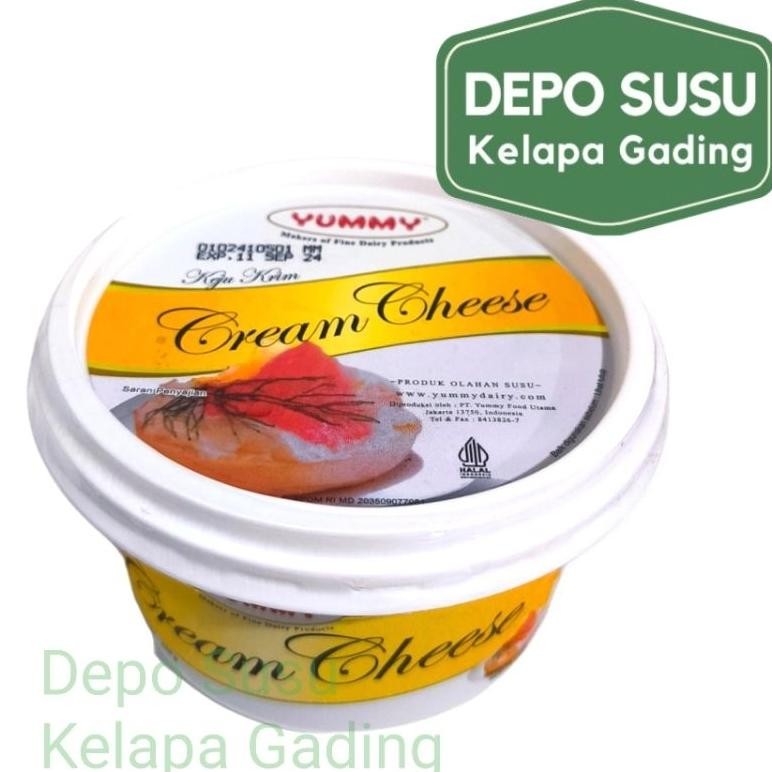 

Yummy 250gr Cream Cheese / Mascarpone / Sour Cream 200gr Krim Keju aSt