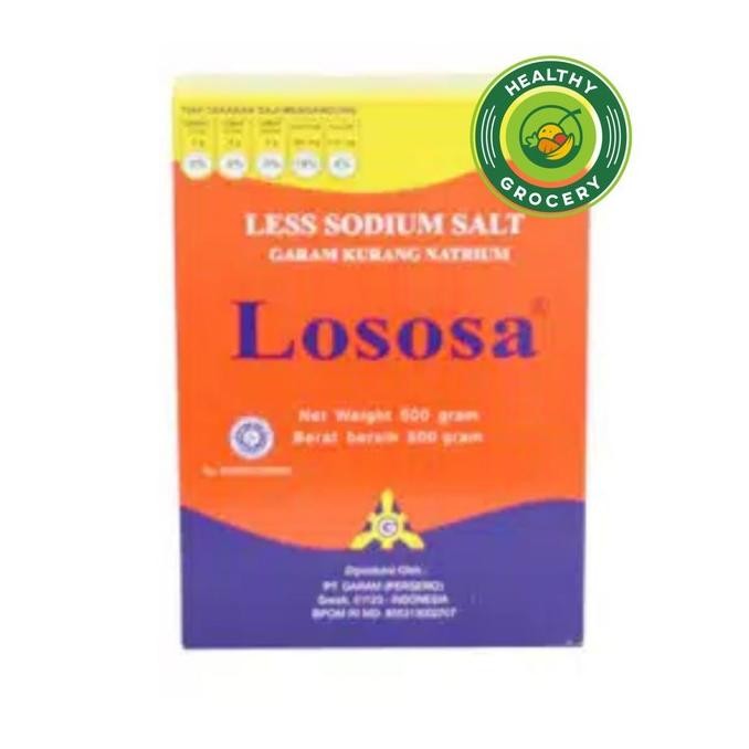 

Garam Lososa 500gr Less Natrium / Garam kurang natrium / Garam Diet / Garem Sehat aSt