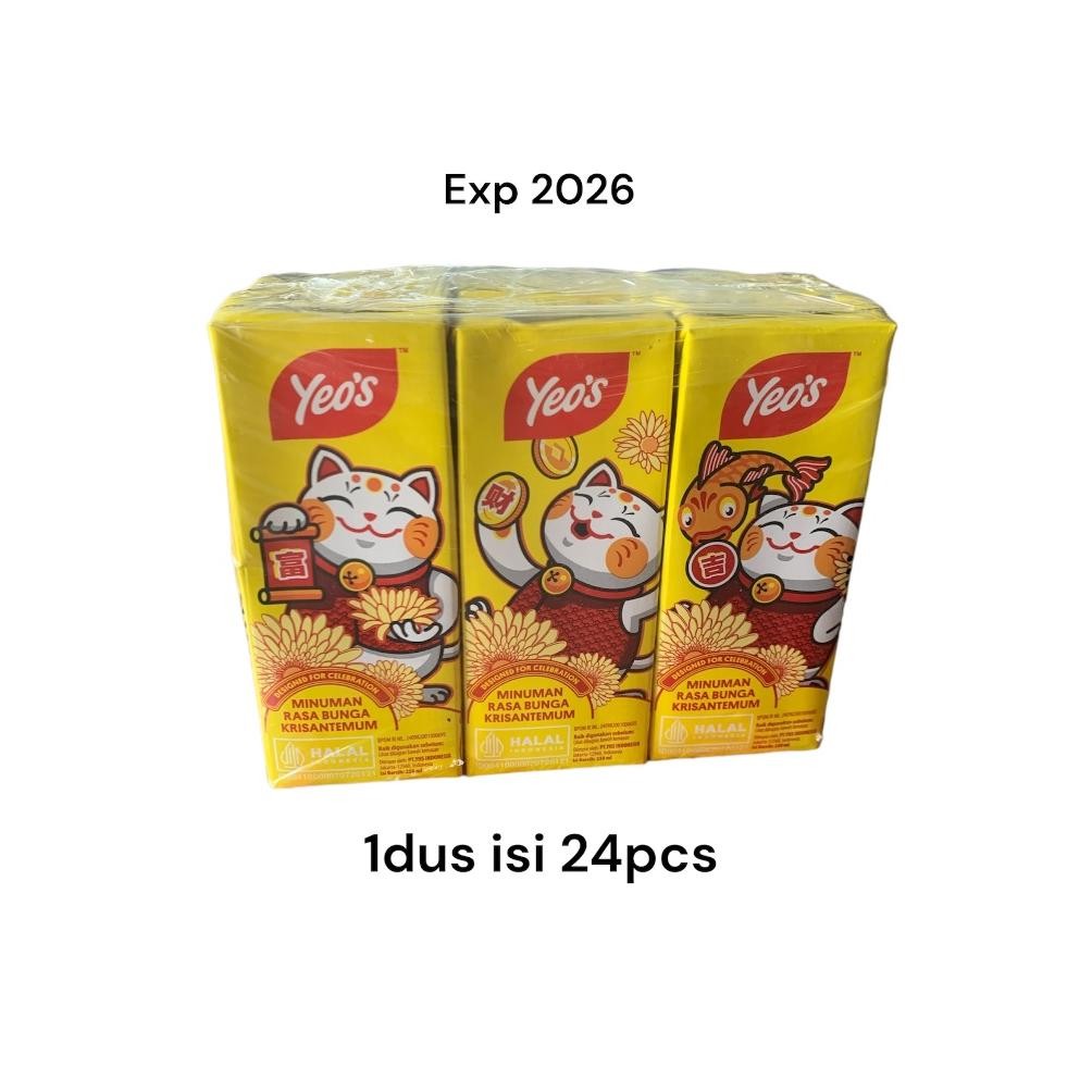 

YEO'S KRISANTEMUM KOTAK 1 KARTON 24pcs aSt