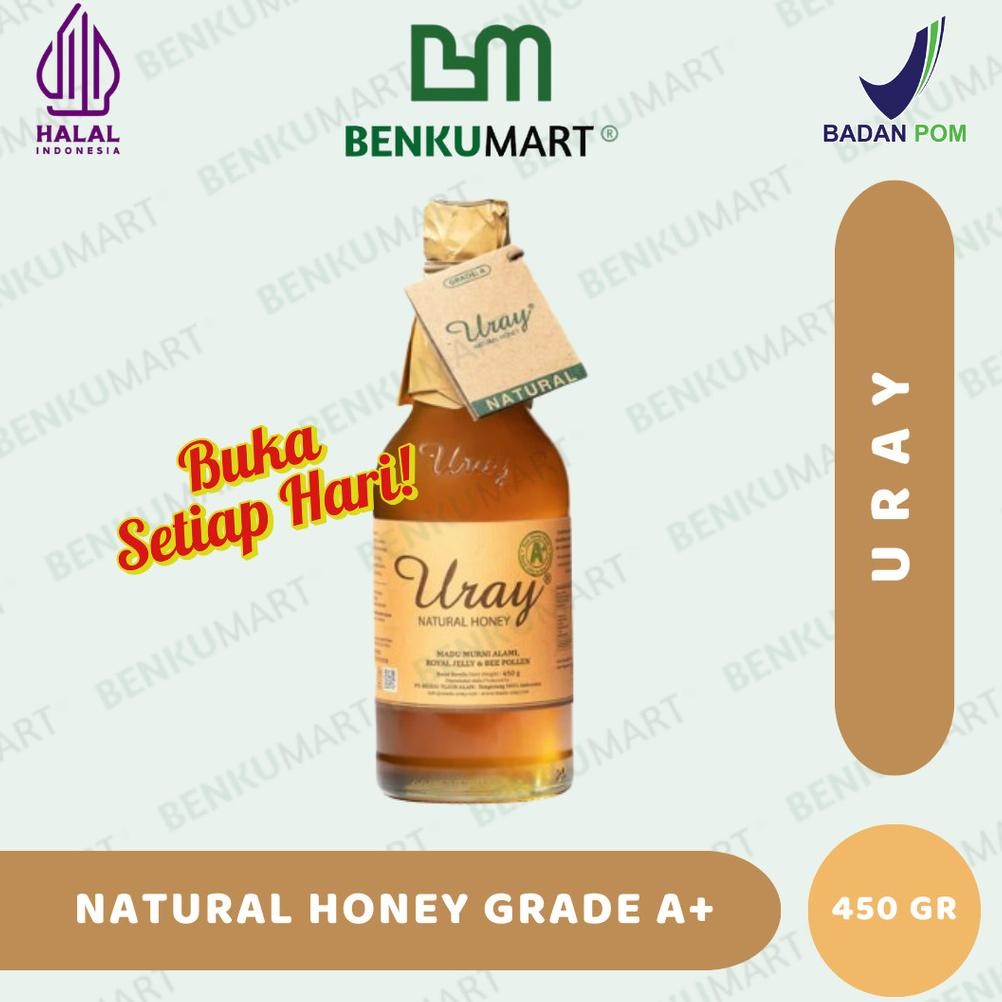 

Madu Uray Grade A+ | Natural Honey 100% | Madu Lebah Alami 450gr aSt