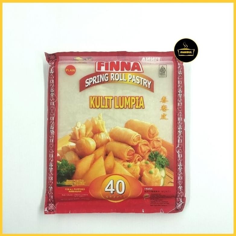 

Finna Spring Roll Pastry Kulit Lumpia 21.5cm 500gr isi 40 lembar aSt