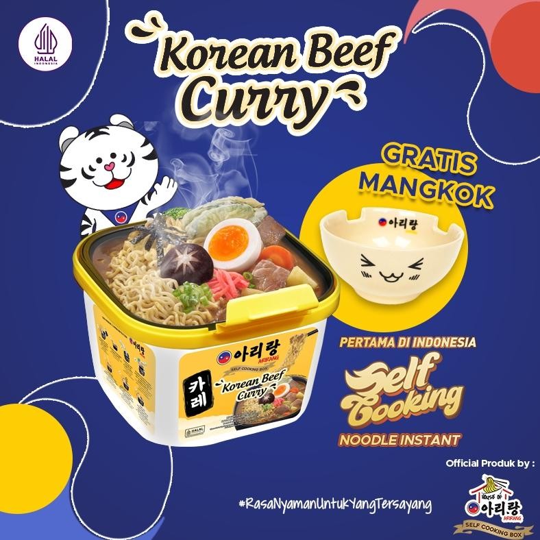 

Arirang Self Cooking Box - Korean Beef Curry dengan Authenthic Beef Noodle Instant aSt