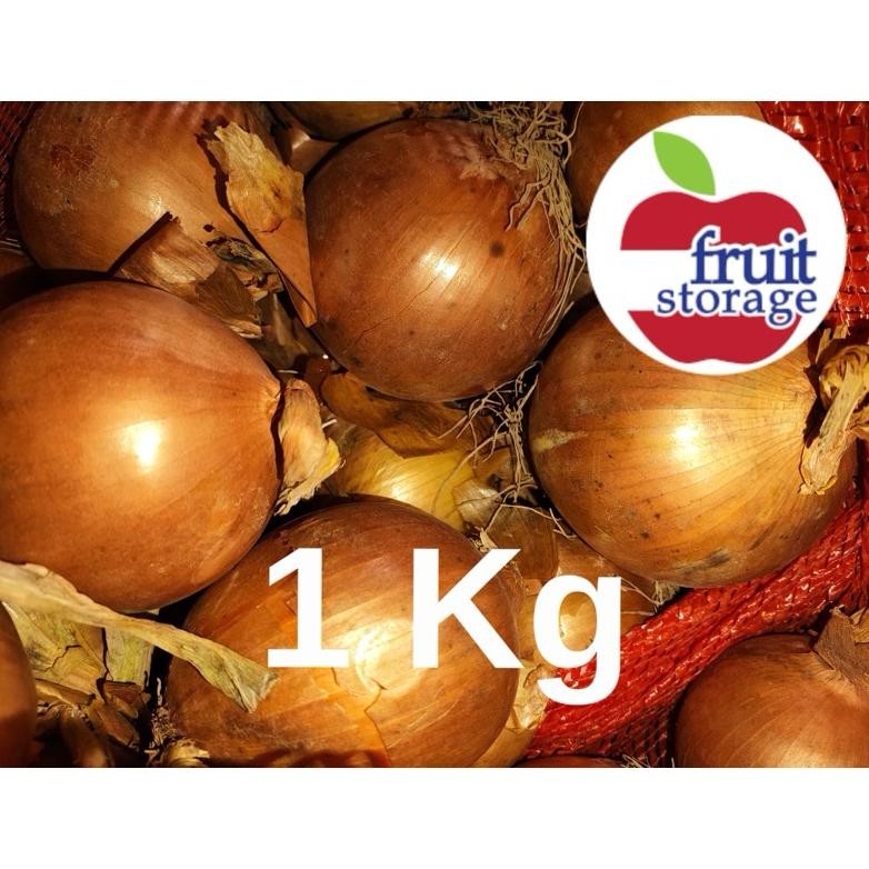 

Bawang Bombay Import New Zealand 1kg Segar Manis aSt