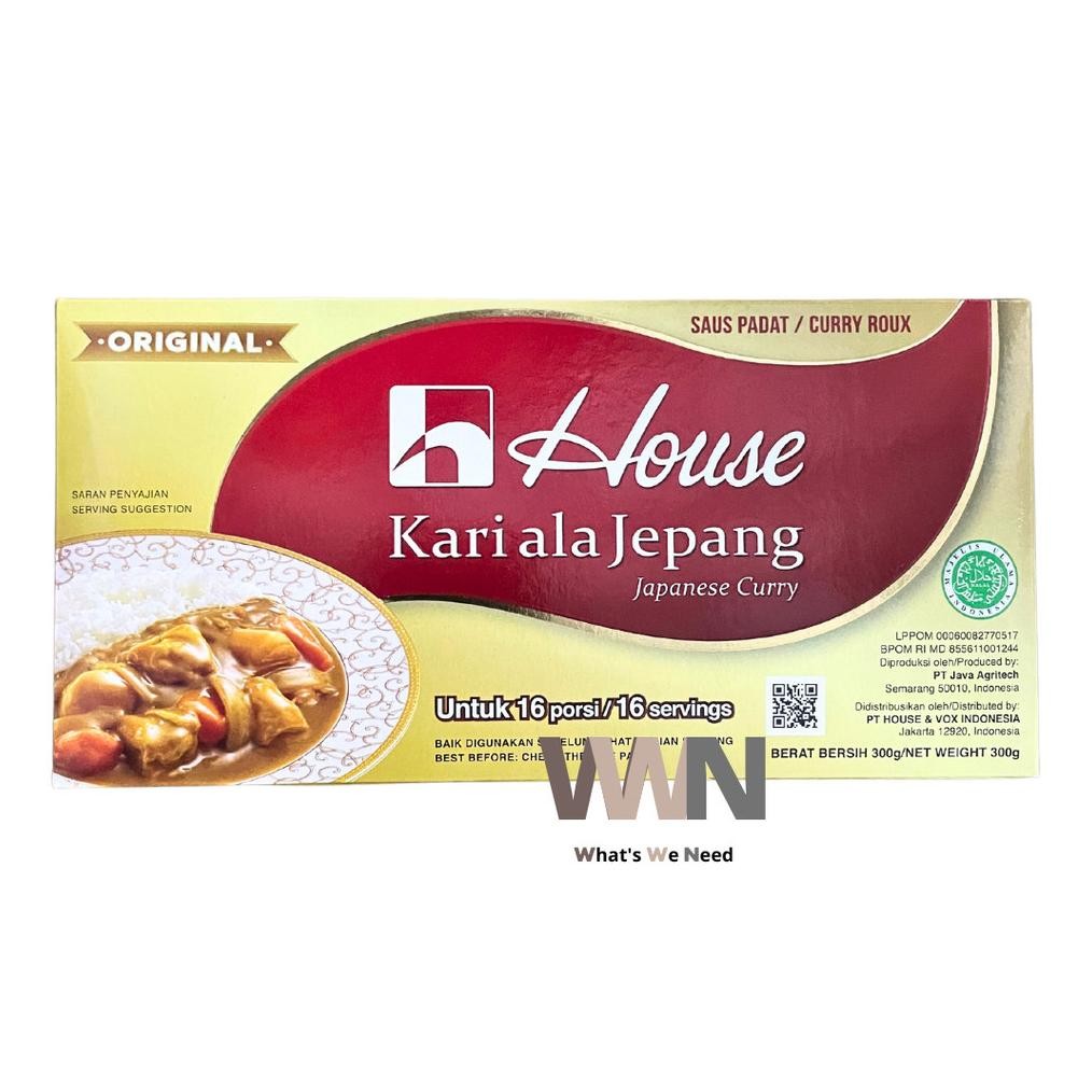 

House Japanese Curry Roux / Bumbu Kari Ala Jepang Halal 300 gr aSt