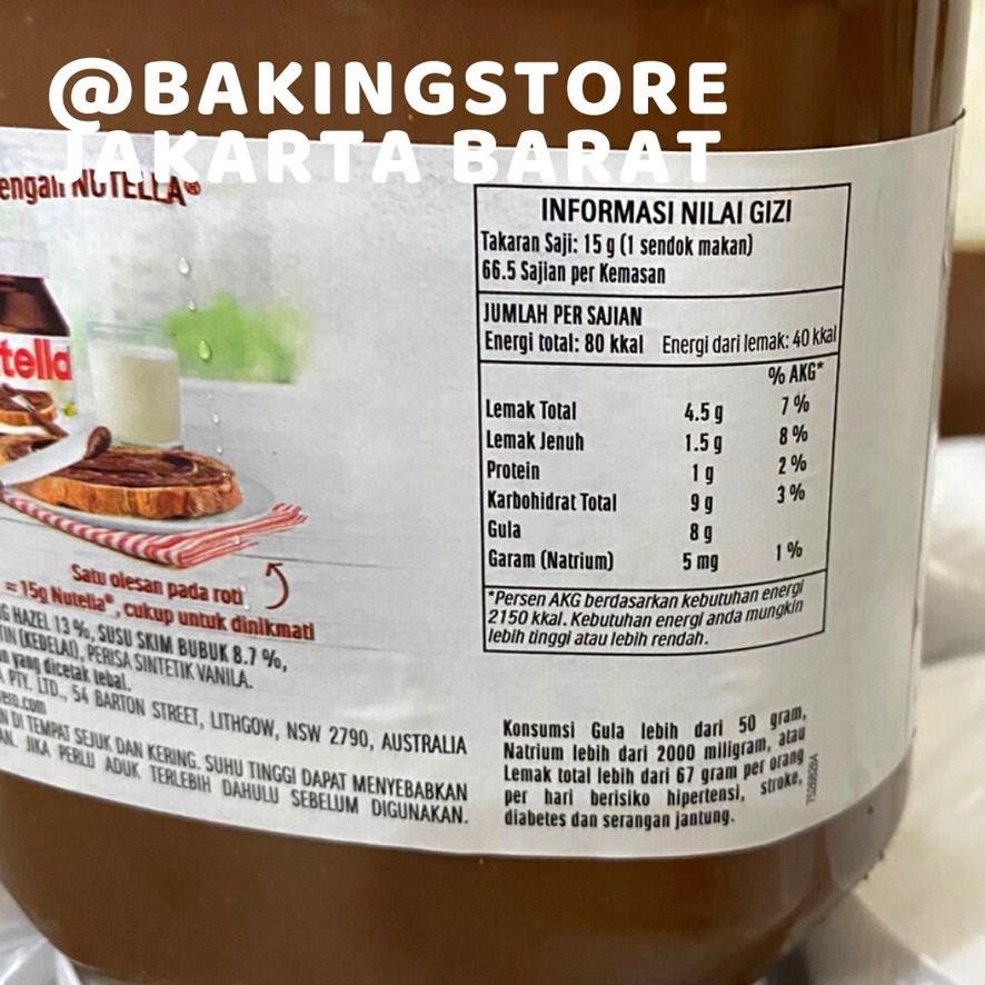 

Nutella Chocolate Hazelnut Spread 1 kg | Selai Coklat Hazelnut aSt