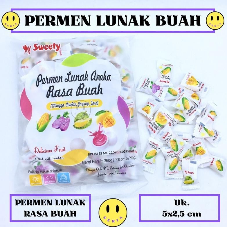 

Permen Lunak My Sweet Aneka Rasa Buah Segar aSt