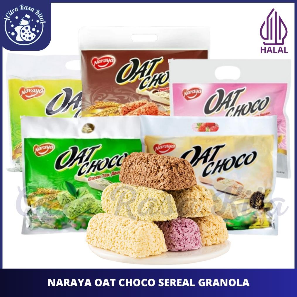 

Halal Naraya Oat Choco Seral Granola Oat Rasa Original Chocolate 380gr & 400gr aSt