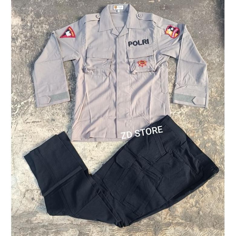 Seragam PDL Tactical Coklat Brimob/Seragam Coklat Tactical 2023