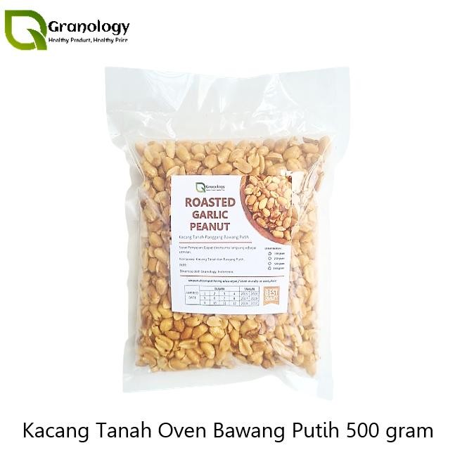 

Kacang Tanah Panggang Bawang Putih / Roasted Garlic Peanut (500 gram) by Granology aSt
