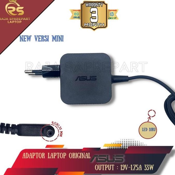 TERLARIS - Charger Adaptor Laptop Asus Sonic Master A409M 19V-1.75A 33W ORIGINAL