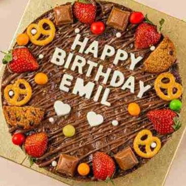 

Confetti Cascade Brownies Chan Patisserie Diameter 20cm | Birthday Cake | Hampers Valentine aSt