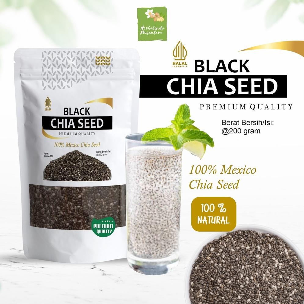 

Chia seed, chia seed organic, chia seeds, chia seed organik, biji chia, black chia seed, chia seeds untuk diet isi 200 Gram aSt