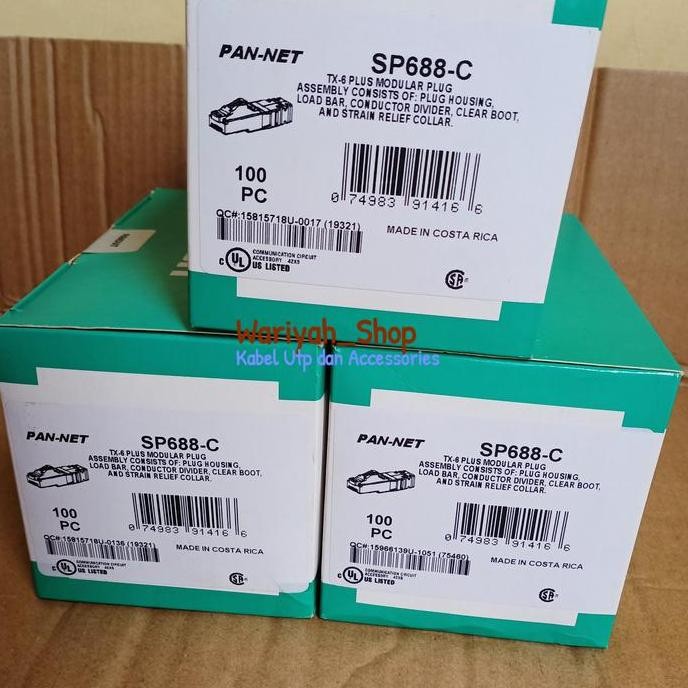 NEW connector RJ 45 panduit cat.6