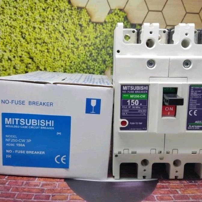 Nfb Mccb Breaker Mitsubishi Nf-250Cw Nf250-Cw 150A 150 A Promo