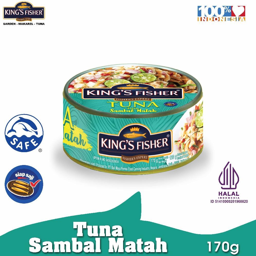 

Ktmstore King's Fisher Tuna Sambal Matah Daging Tuna Makanan Kaleng 170 g aSt