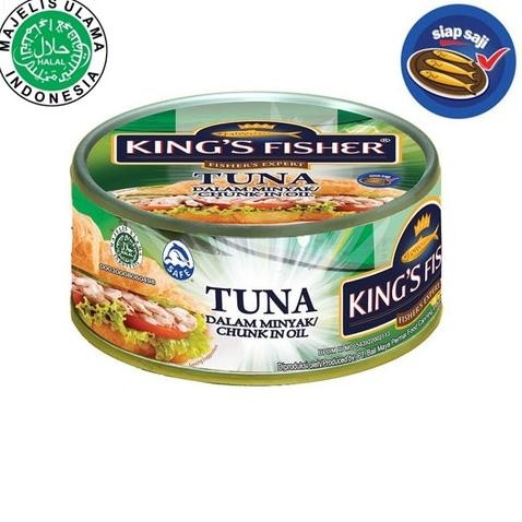 

King's Fisher Canned Tuna 170gr All Flavour | King Fisher Tuna Kaleng All Variant aSt
