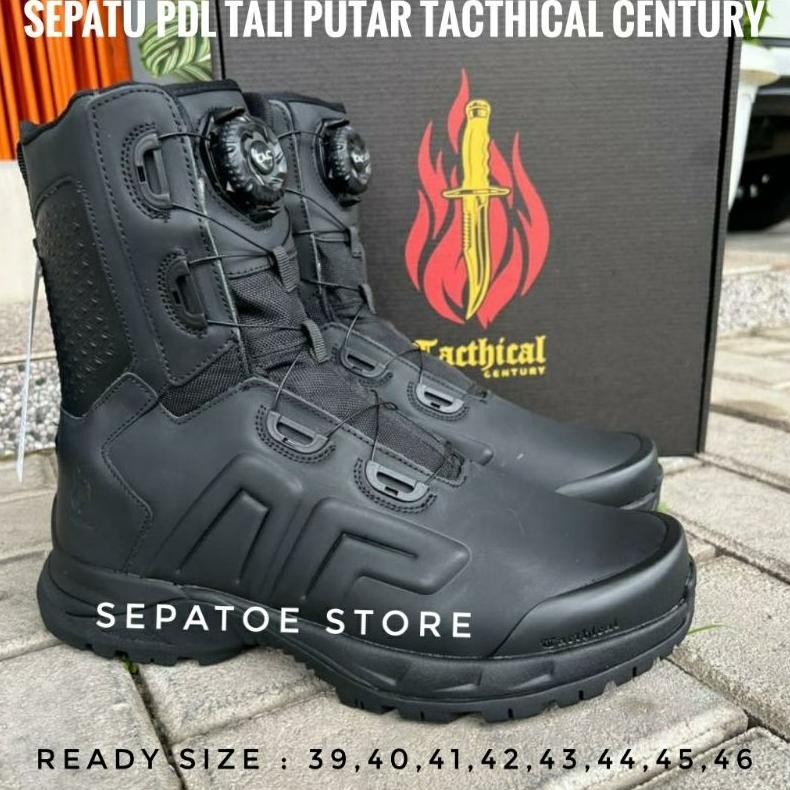 SEPATU PDL TALI PUTAR TACTICAL CENTURY KULIT ASLI SEPATU PDL TALI PUTAR TACTICAL