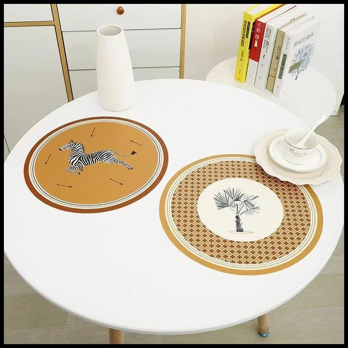 Tatakan Alas Piring Meja Makan Bulat/Tatakan Alas Piring Tahan Panas