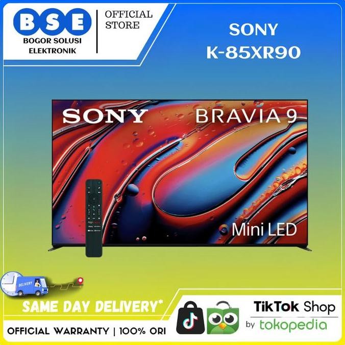 TERLARIS - TV Sony Bravia 9 85 Inch K-85XR90 Mini LED 4K UHD HDR Sony Google TV 85XR90