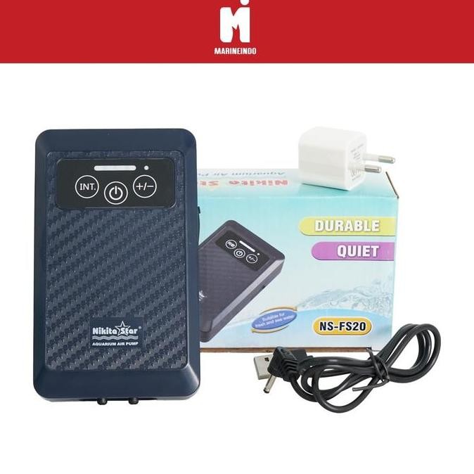 Aerator Ac/Dc Nikitastar Fs10/Fs20/Fs30/Fs40 Portable Airpump