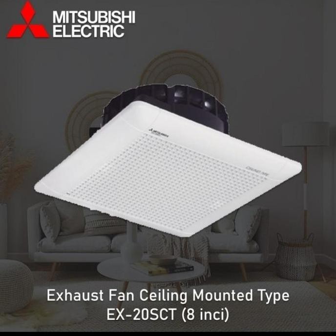 NEW MITSUBISHI CEILING EXHAUST FAN PLAFON PLAFOND 8" EX-20SCT EX20SCT