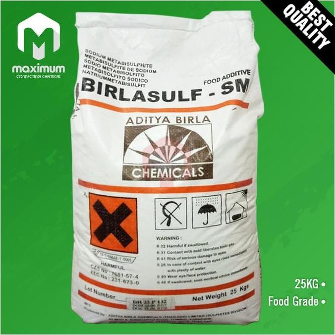 

Sodium Metabisulphite / Sodium Metabisulfite FOOD GRADE ZAK [ 2KG ]