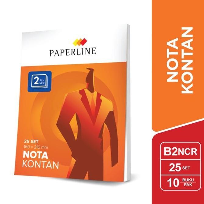 

DISKON! PAPERLINE NOTA KONTAN B2 NCR | BUKU BON 2 RANGKAP UKURAN B2