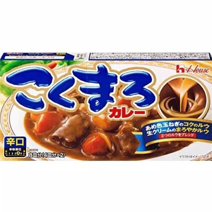 

DISKON! HOUSE FOODS KOKUMARO CURRY ROUX HOT 160GR BUMBU KARI JEPANG PEDAS