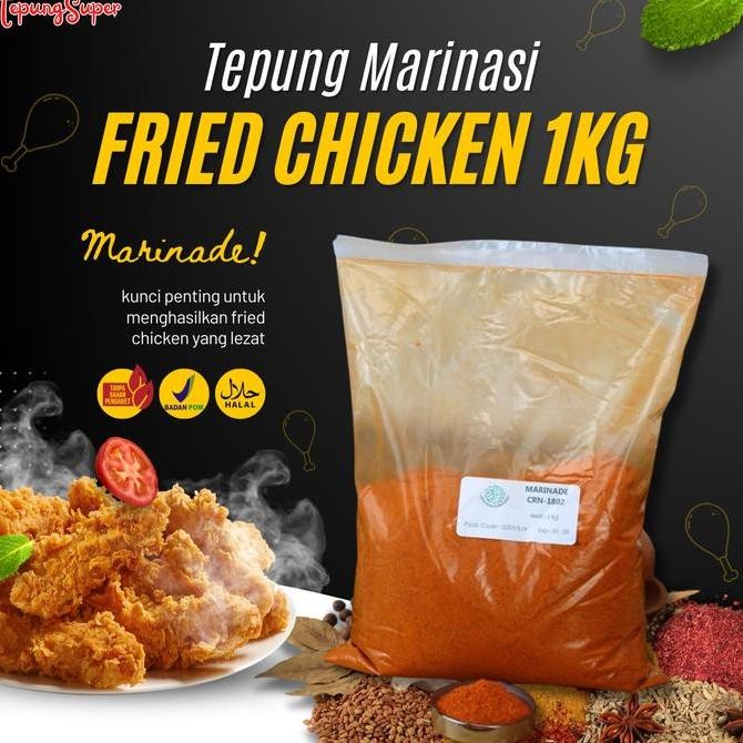 

DISKON! BUMBU MARINASI AYAM FRIED CHICKEN CRN 1802 - RASA ORIGINAL PALING LARIS