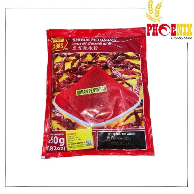 

DISKON! BUMBU BABAS CHILI POWDER CABE BUBUK 250 GR - BUBUK CABE PEDAS ASLI