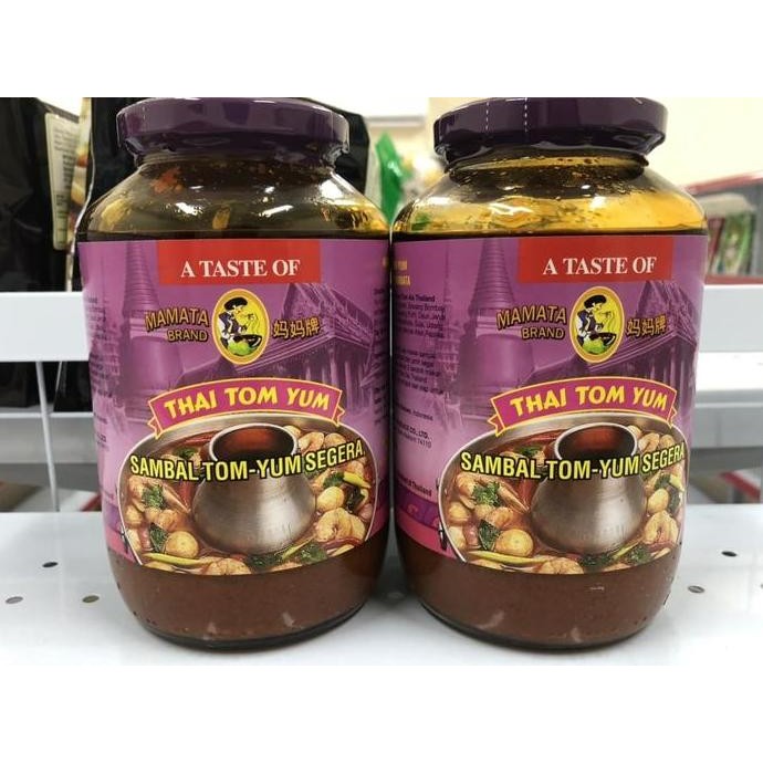 

DISKON! BUMBU TOMYUM MAMATA ASLI - SAMBAL TOM YUM PEDAS KHAS THAILAND 500GR