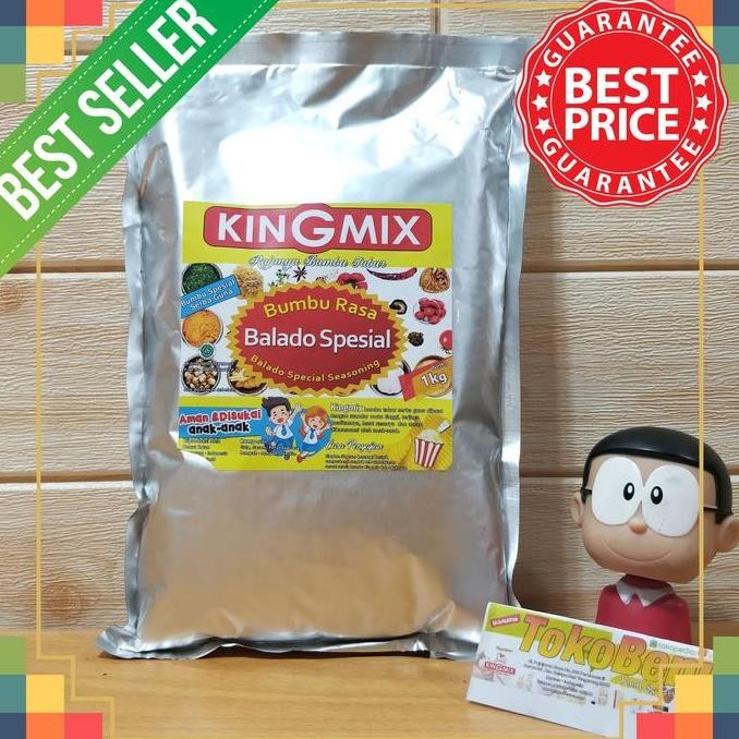 

DISKON! BUMBU TABUR BALADO SPESIAL KINGMIX 1KG FOOD GRADE
