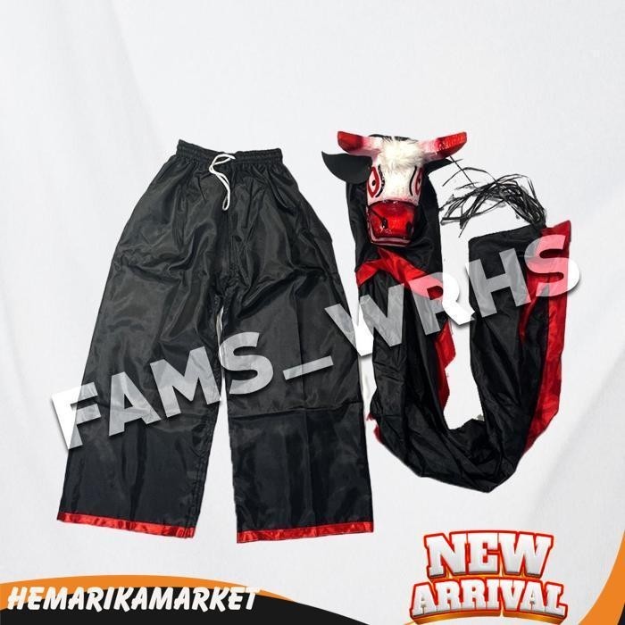 Set Angkong Dan Bantengan Kayu Mainan Anak Tradisional New