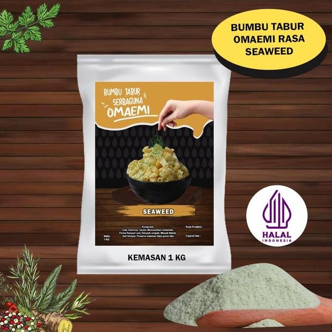 

DISKON! BUMBU TABUR RUMPUT LAUT | SEASONING BUBUK SEAWEED UNTUK SNACK & CAMILAN