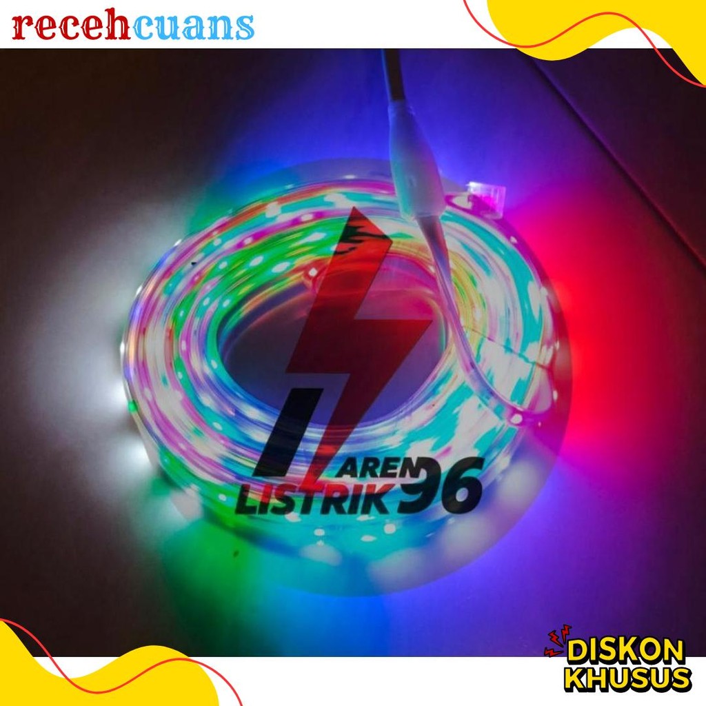 Lampu Agustusan / Lampu Led Strip Merah Putih 10Y / Lampu Selang Merah Putih / Warna Warni Rgb Disko