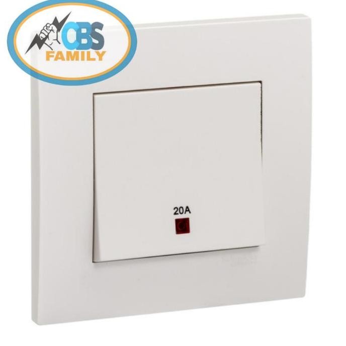 TERBARU SAKLAR ENGKEL 1 GANG NEON 20A VIVACE MERK SCHNEIDER TERMURAH