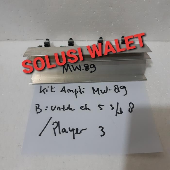 Kit Ampli stereo PIRO MW 89 untuk player 3