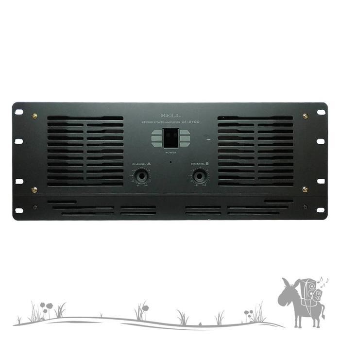 BOX M 2100 M2100 M-2100 POWER AMPLIFIER AUDIO CASING AMPLIFIER BELL