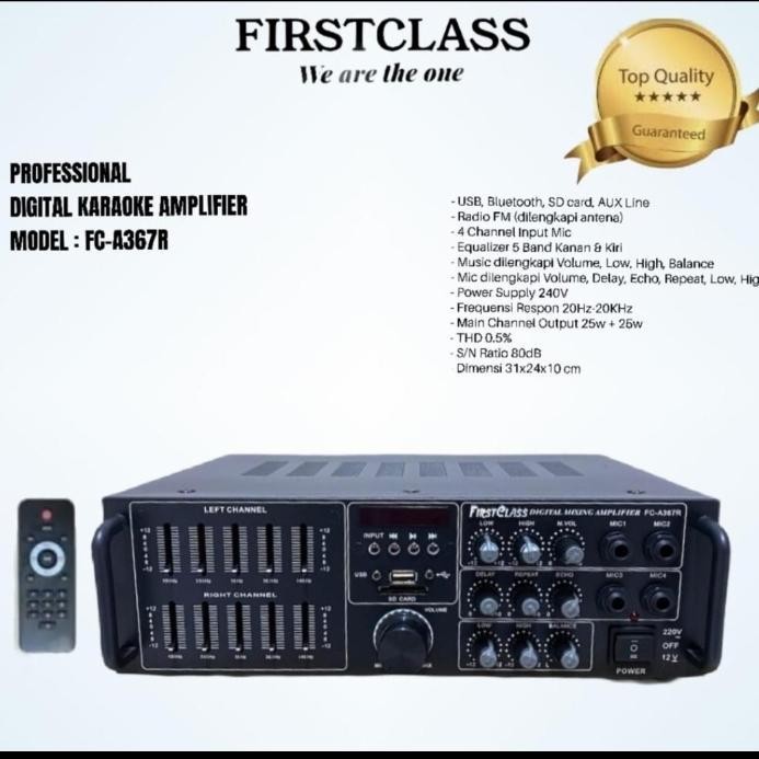 amplifier bluetooth firstclass fc A367R/ ampli fc a367r/ original
