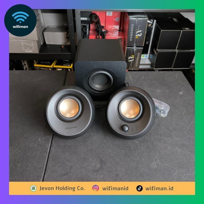 Creative Pebble X Plus 2.1 Speaker with Subwoofer Bluetooth USB C AUX RGB - Audio Desktop Office