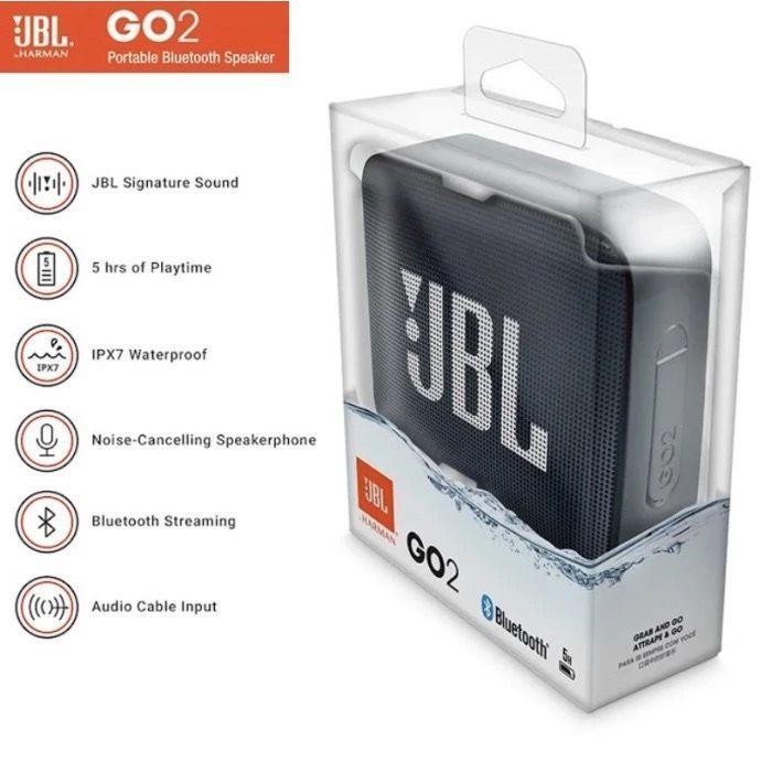 Speaker JBL GO2 GO 2 Wireless Bluetooth Portable Spiker Extra Bass Audio Speakers Bergaransi