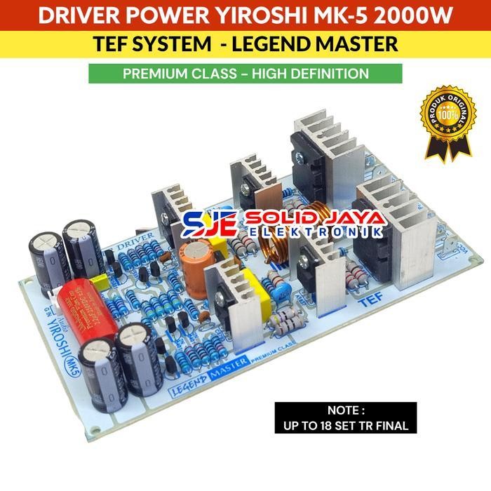 KIT DRIVER POWER YIROSHI MK5 MK-5 MK 5 SUPER DRIVER AMPLI AMPLIFIER SOUND SYSTEM LAPANGAN AUDIO 200-