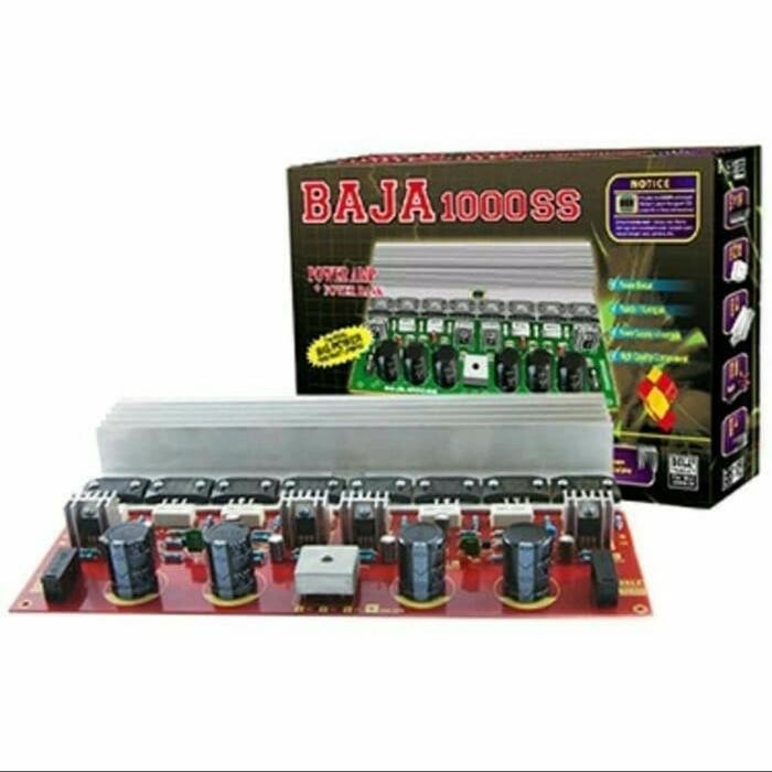 kit power amplifier stereo 1000w sanken II BAJA bell BGR