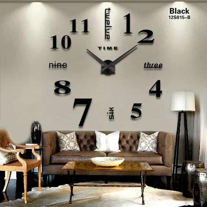 (Allthebest) Jam Dinding Besar / Jam dinding Raksasa Terjamin Mesin Quartz