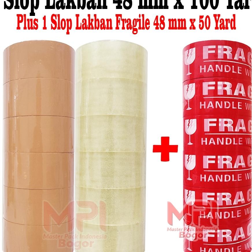 

Paket Hemat Lakban 1 Slop Lakban Bening Lakban Coklat Mpi 48 Mm X 100 Yard 1 Slop Lakban Fragile Merah 48 Mm X 50 Yard Master Pa Indonesia Bogor